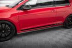 Heel plates VW GOLF VII GTI CLUBSPORT