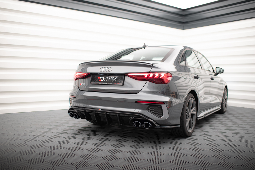 Diffuser with exhaust tips Audi A3 S-Line Sedan 8Y