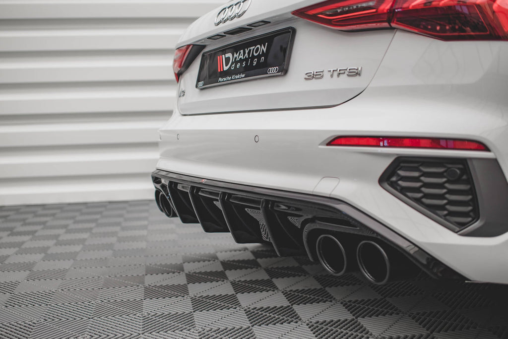 Difusor + Colas de escape Audi A3 S-Line Sportback 8y