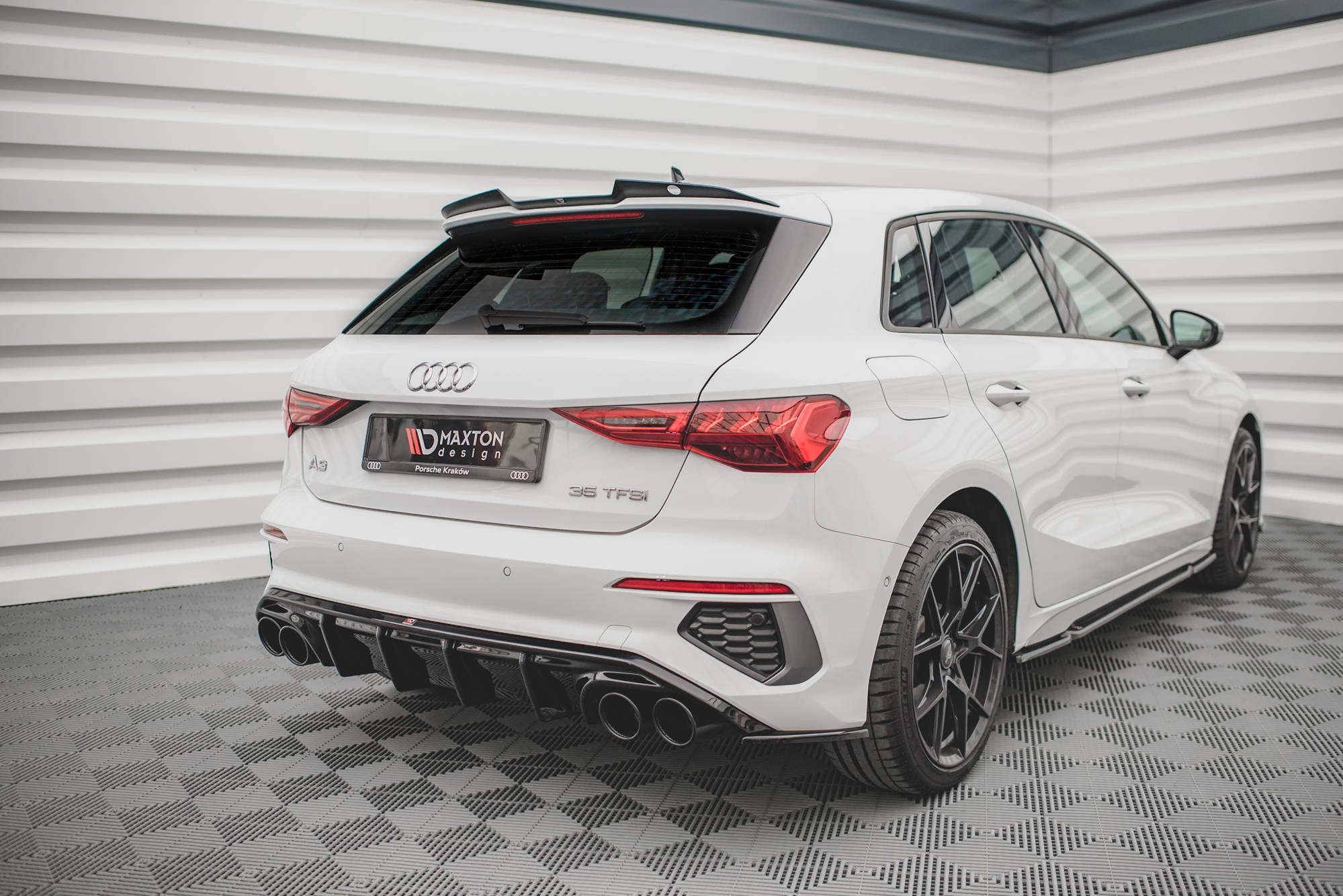 Difusor + Colas de escape Audi A3 S-Line Sportback 8y
