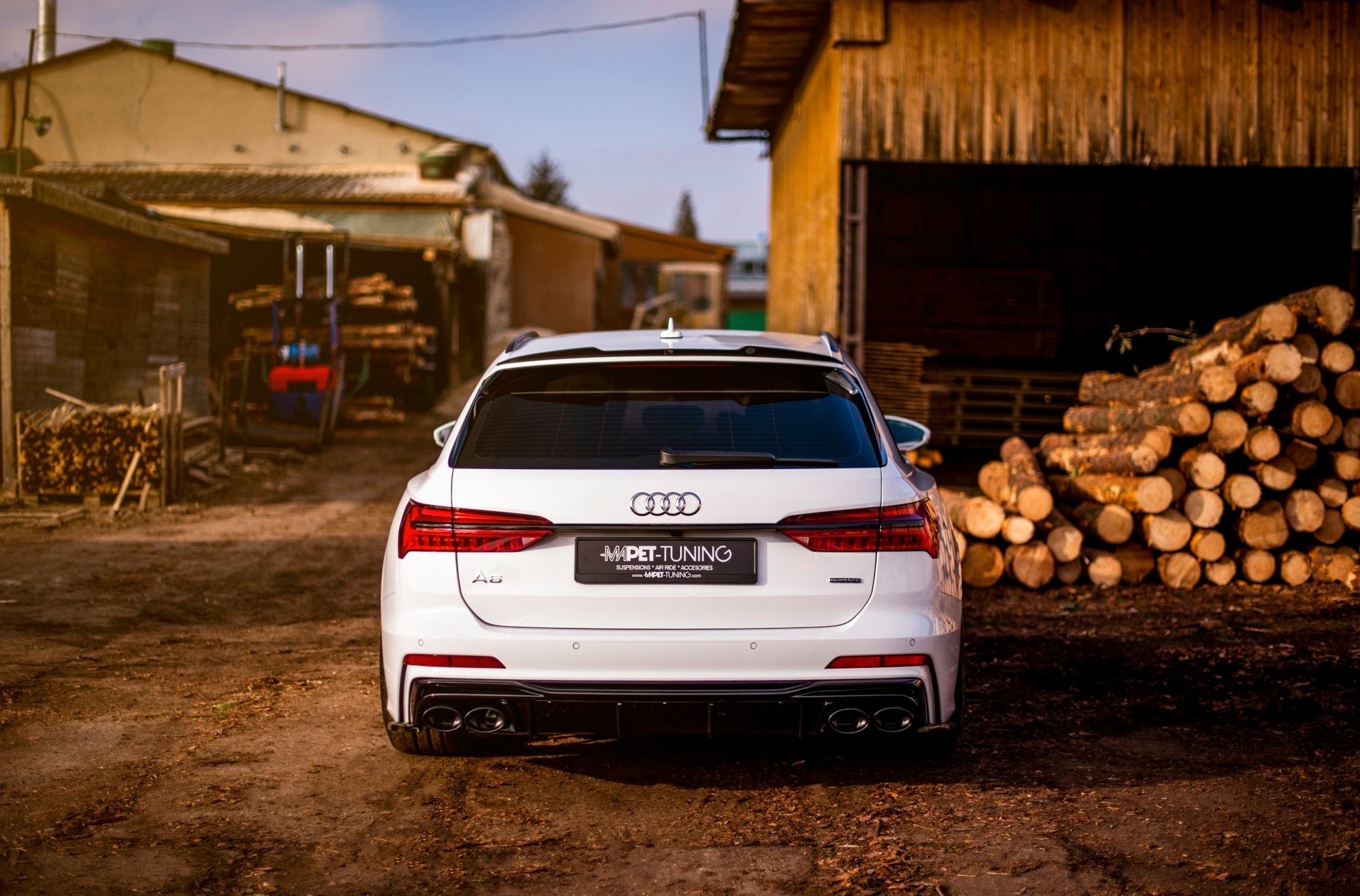 Difusor + Colas de escape Audi A6 S-Line S6 C8 Facelift
