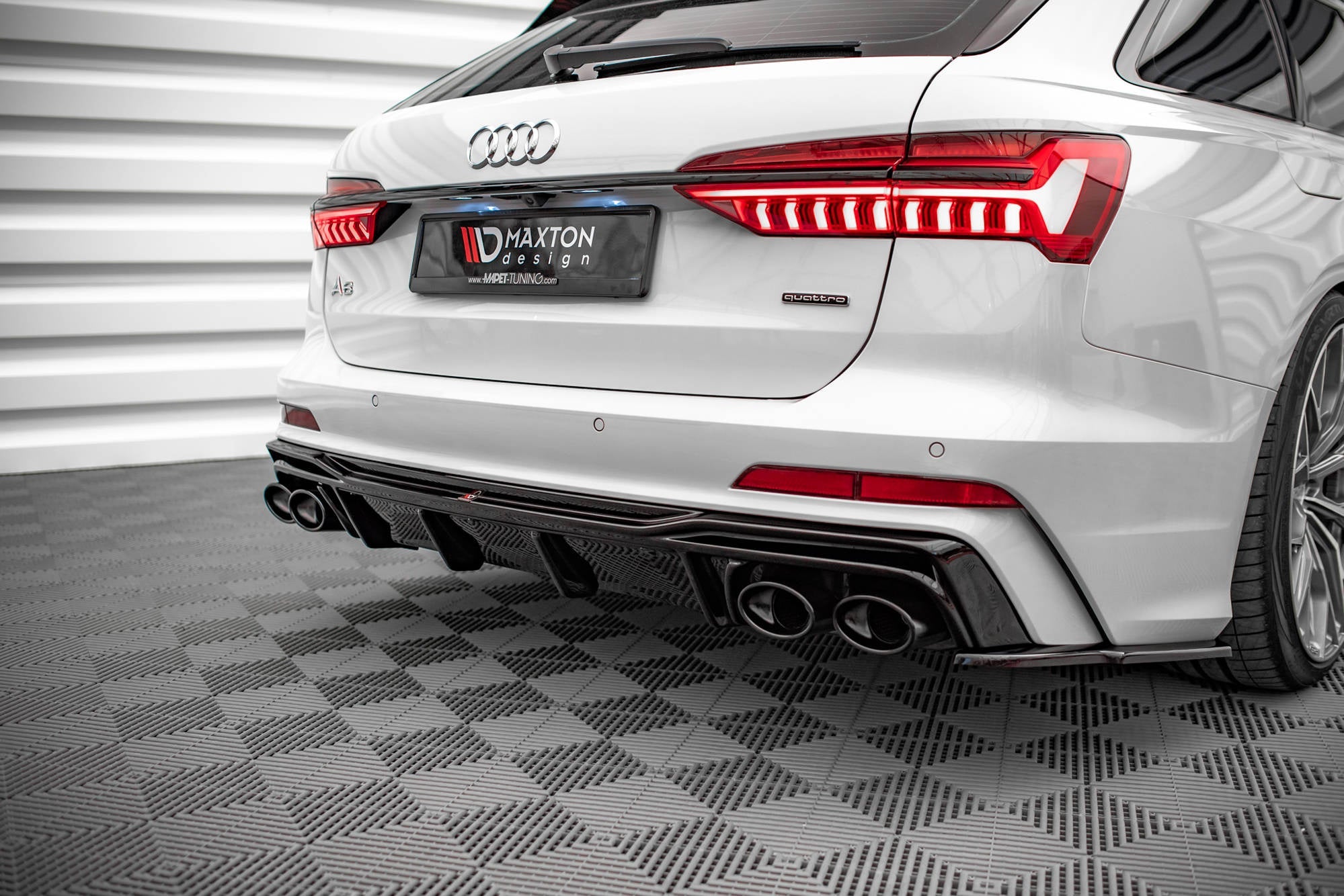 Difusor + Colas de escape Audi A6 S-Line S6 C8 Facelift