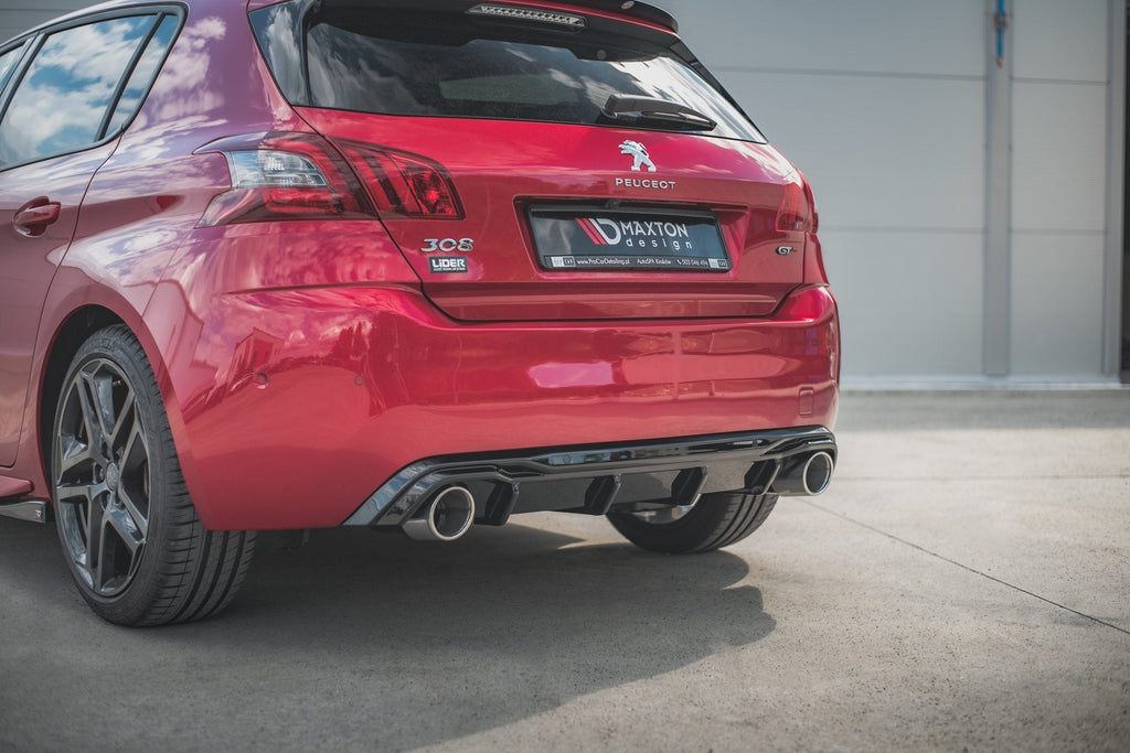 Difusor + Colas de escape Peugeot 308 GT Mk2 Facelift