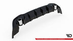 Diffuser with exhaust tailpipe Volkswagen Golf GTE R-Line Mk8 Facelift