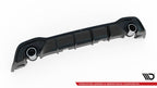 Diffuser with exhaust tailpipe Volkswagen Golf GTE R-Line Mk8 Facelift