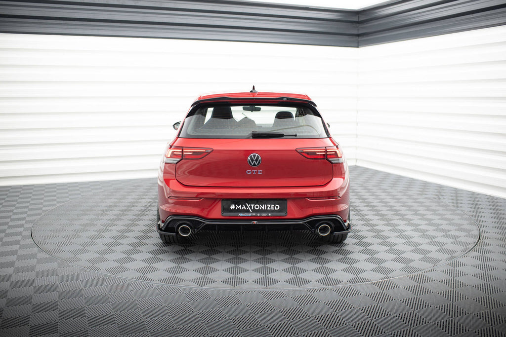 Diffuser with exhaust tailpipe Volkswagen Golf GTE R-Line Mk8 Facelift
