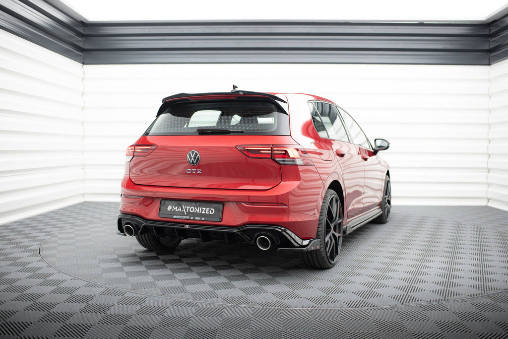 Diffuser with exhaust tailpipe Volkswagen Golf GTE R-Line Mk8 Facelift