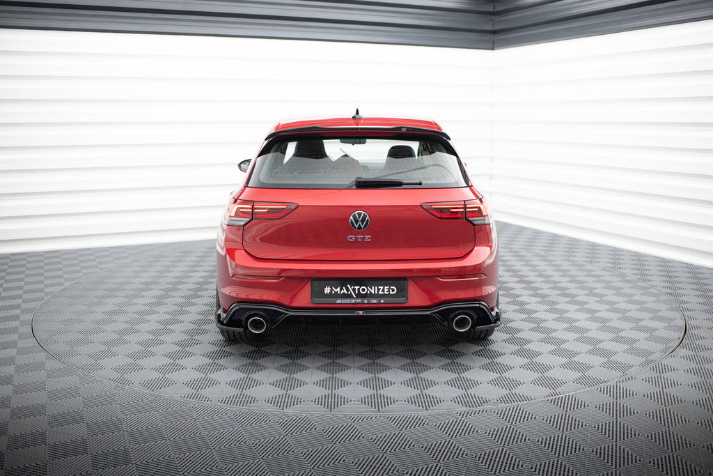 Diffuser with exhaust tailpipe Volkswagen Golf GTE R-Line Mk8 Facelift