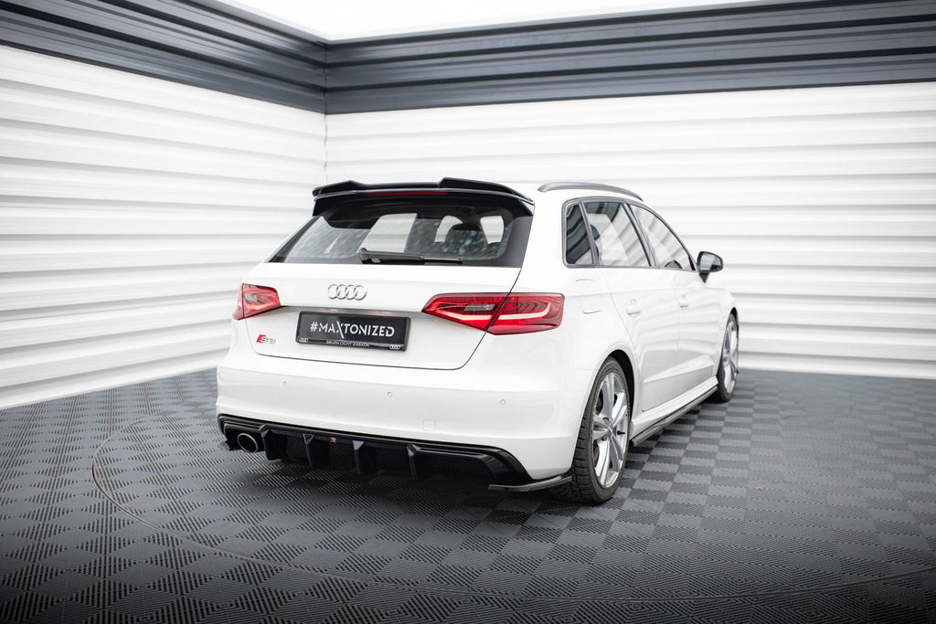 Difusor Audi A3 S-Line Sportback 8V versión con dobles colas escape lado