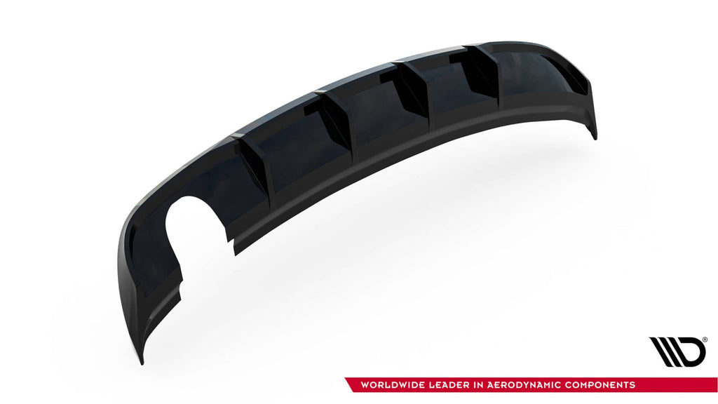 Audi A3 Saloon Sedan 8V Facelift Diffuser Double Exhaust Tailpipe Side Version