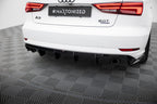 Difusor Audi A3 Sedán 8V Facelift (versión con salidas de escape simples a ambos lados)