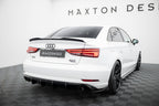 Difusor Audi A3 Sedán 8V Facelift (versión con salidas de escape simples a ambos lados)
