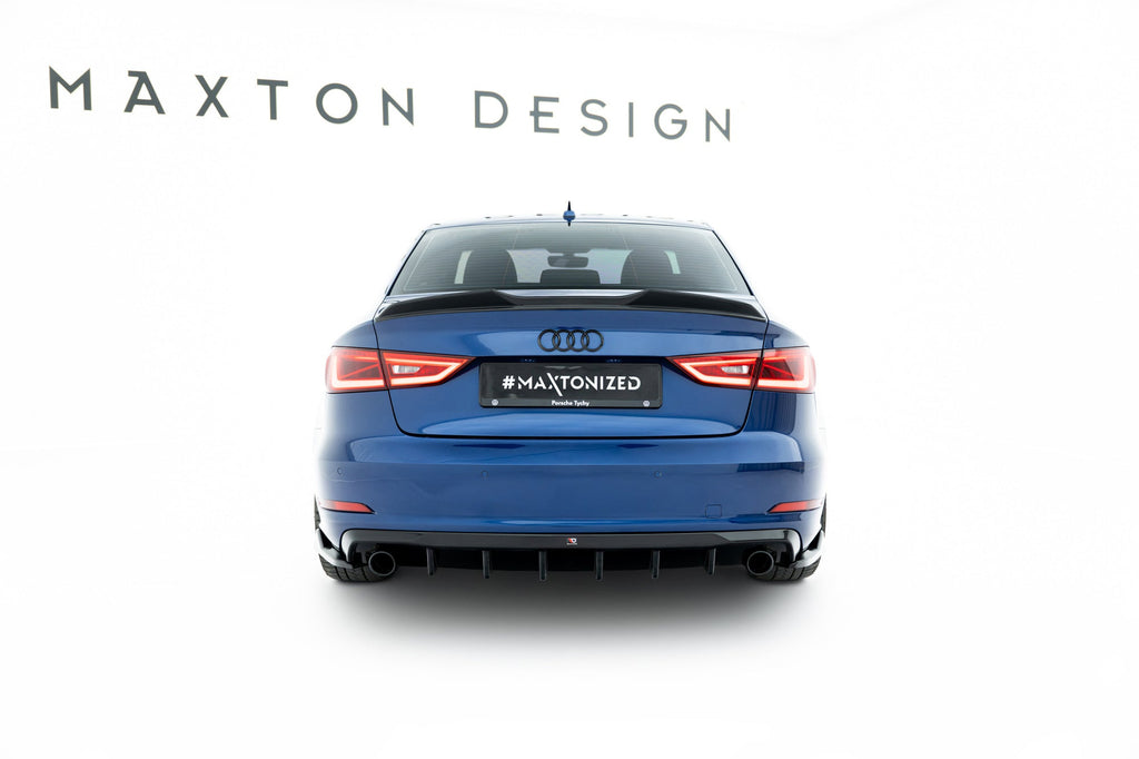 Difusor Audi A3 Berlina Sedán 8V Versión Doble Cola Escape Lado