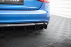 Audi A4 S-Line Sedan Avant B8 Diffuser Double Tailpipe Exhaust Side
