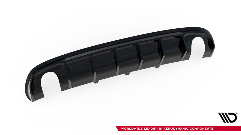Audi A4 S-Line Sedan Avant B8 Diffuser Double Tailpipe Exhaust Side