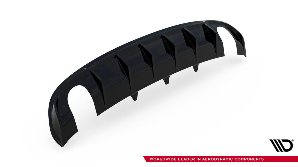 Audi A4 S-Line Sedan Avant B8 Diffuser Double Tailpipe Exhaust Side