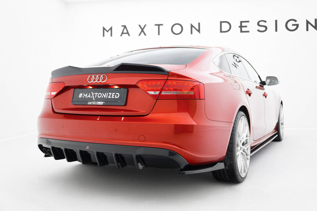 Audi A5 S-Line Sportback 8T Double Exhaust Tailpipe Side Diffuser