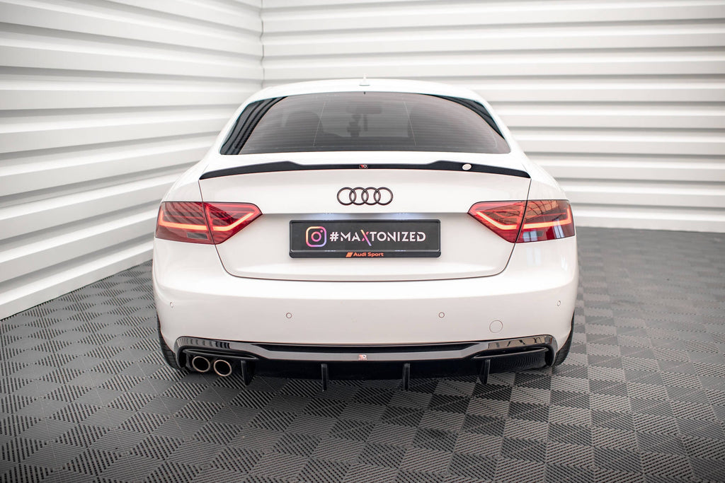 Diffuser Audi A5 Sportback 8T Facelift (version with double exhausts on one side)