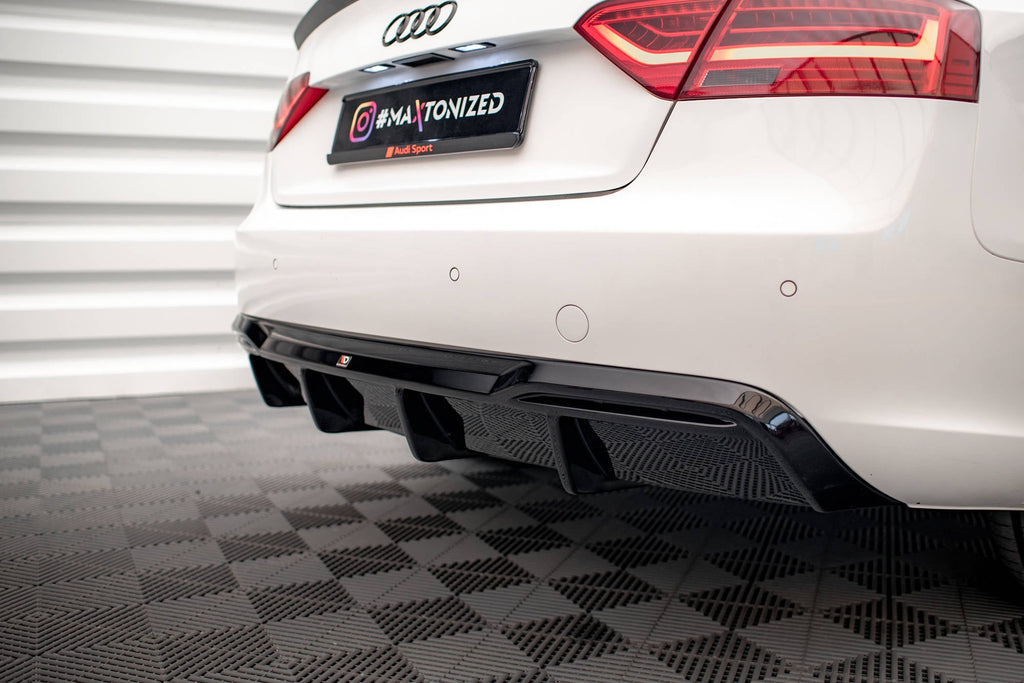 Diffuser Audi A5 Sportback 8T Facelift (version with double exhausts on one side)