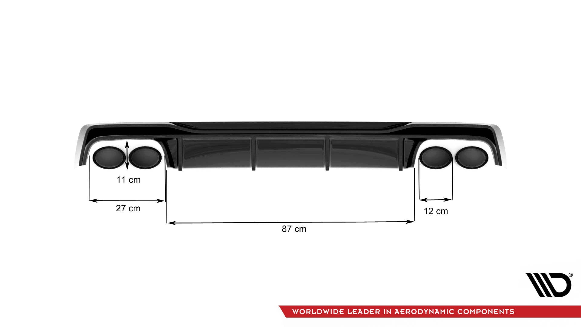 Difusor Audi A6 S-Line / S6 C8 / C8 Facelift
