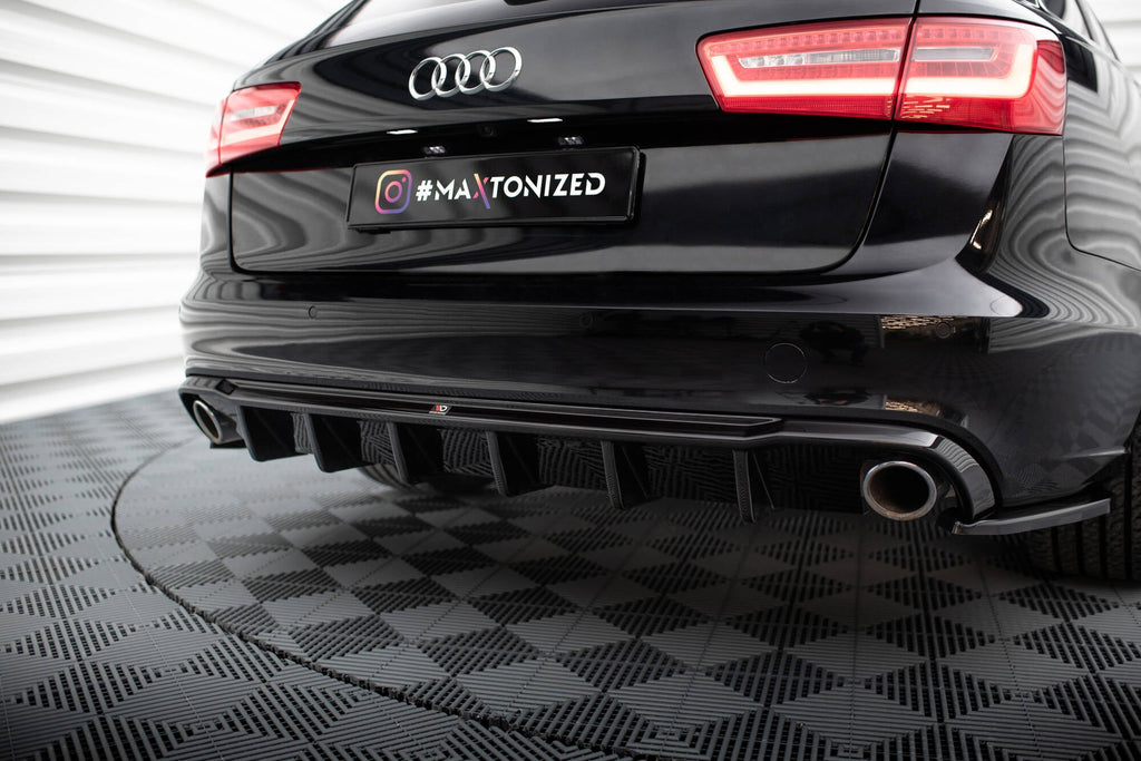 Diffuser Audi A6 Sedan Avant C7 (2 single outlets)