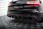 Diffuser Audi A6 Sedan Avant C7 (2 single outlets)