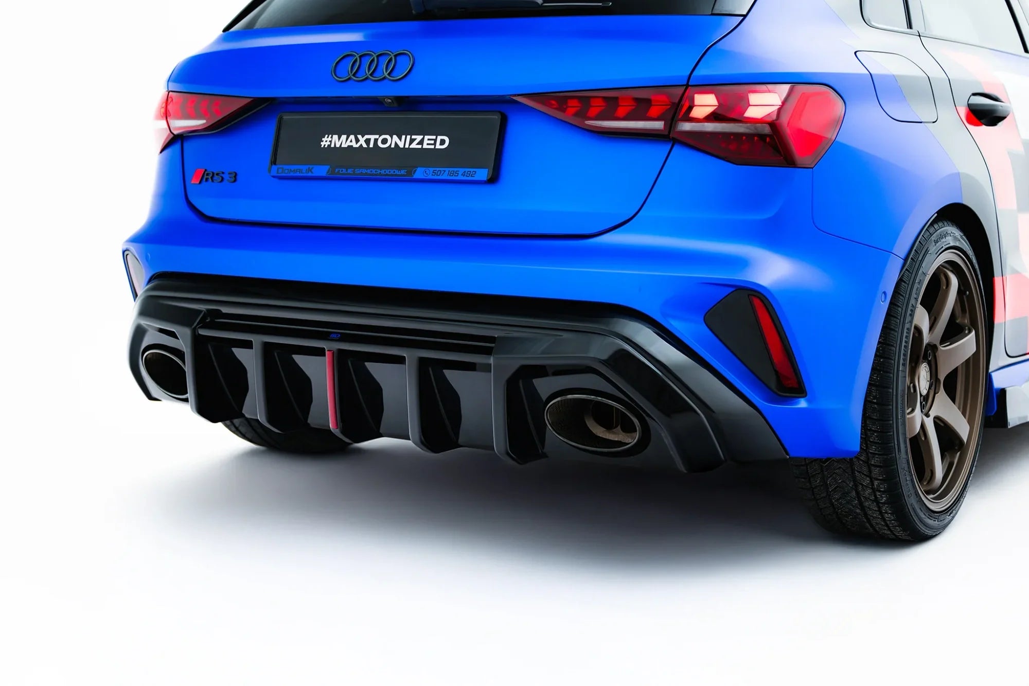 Difusor Audi RS3 8Y Sportback Facelift (versión con reflector original)