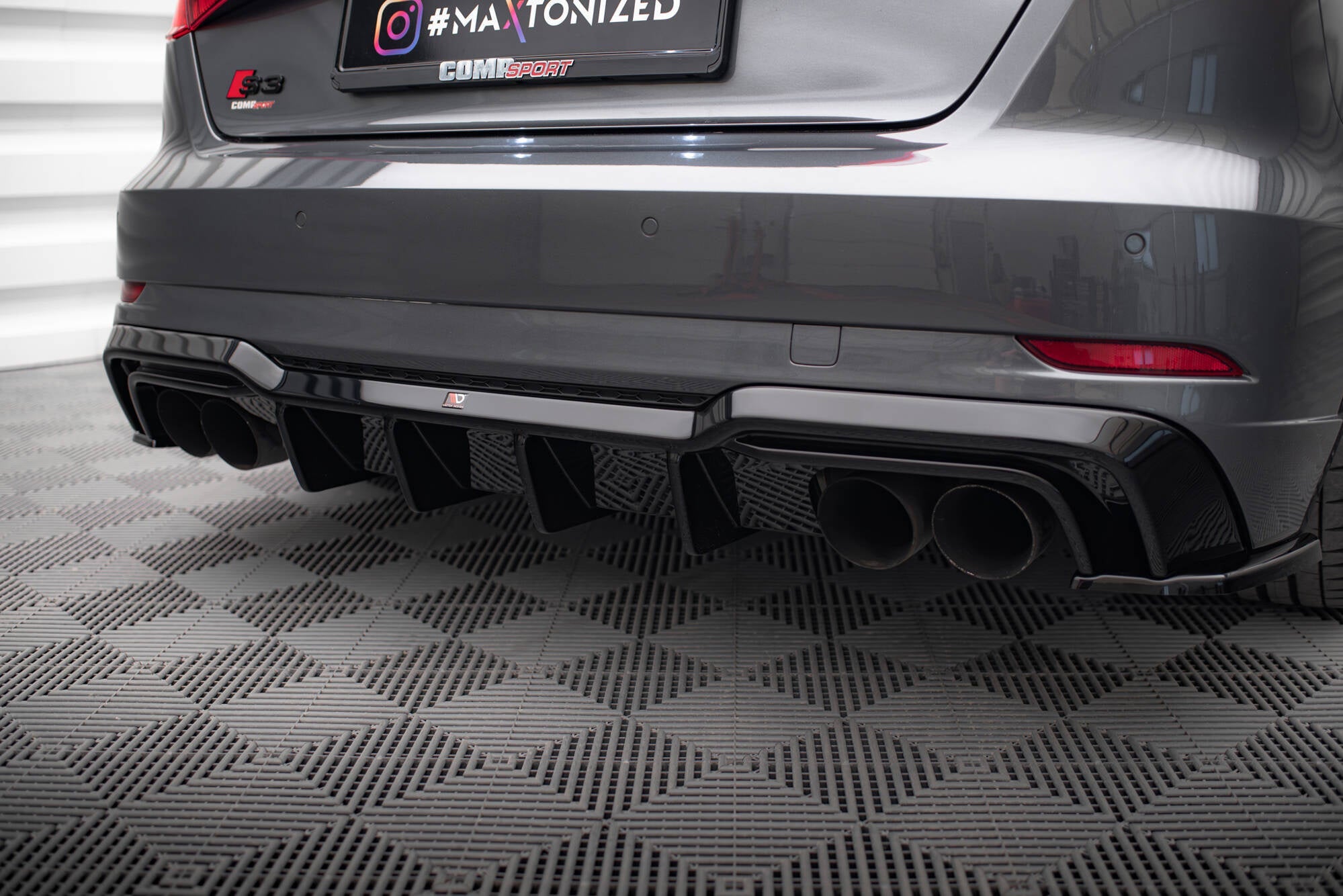 Difusor Audi S3 Sportback 8V Facelift