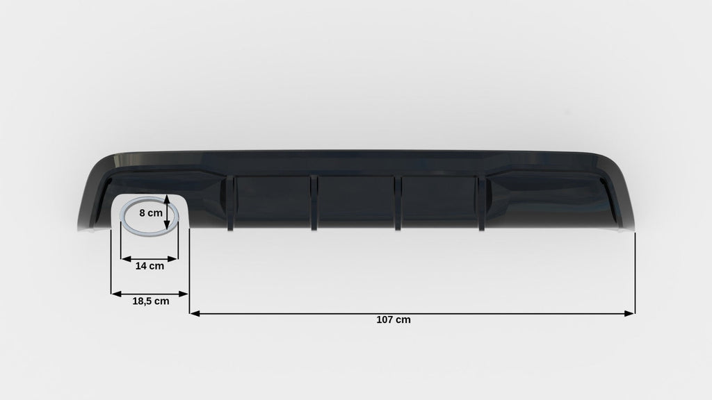 BMW 1 Series M-Pack Diffuser E82