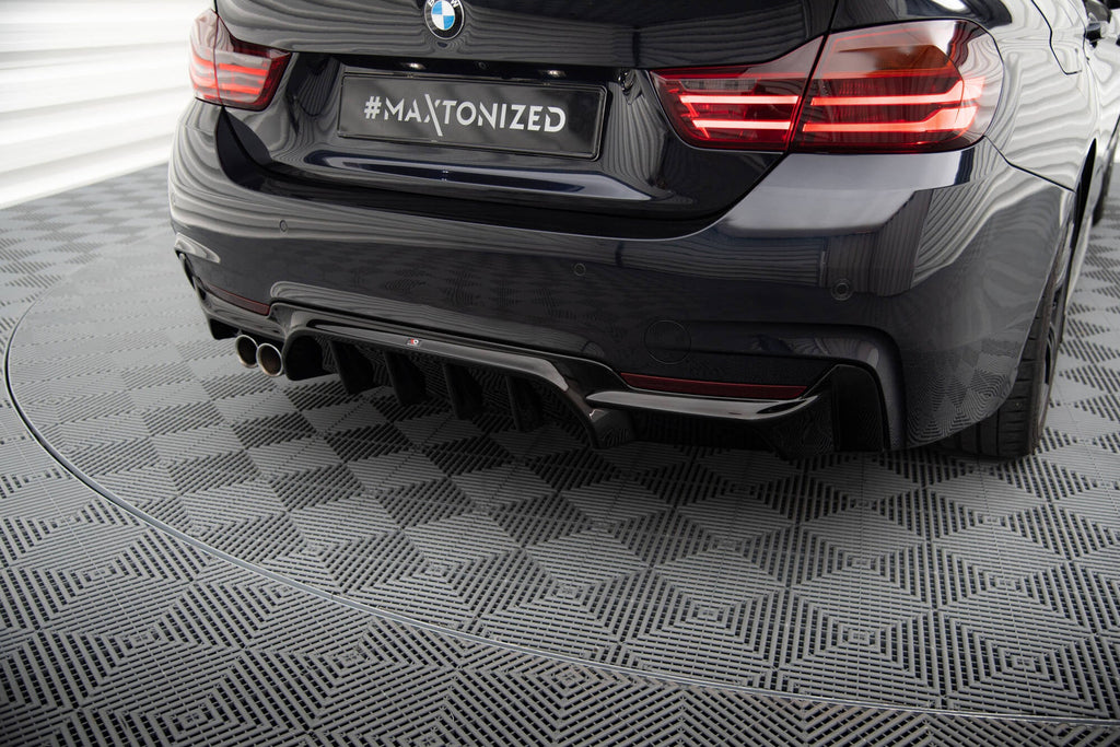 BMW 4 Series Coupé / Gran Coupé / Cabrio M-Pack F32 F36 F33 Diffuser (Single-Side Exhaust Version)
