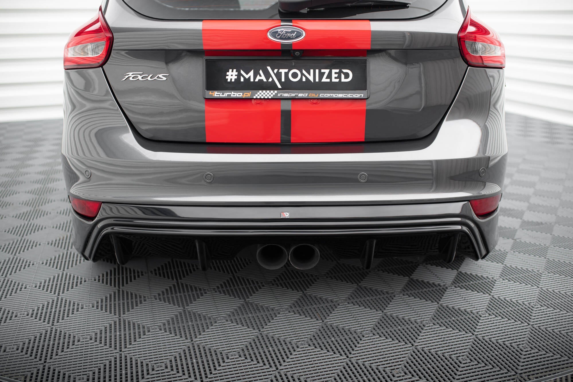 Difusor Ford Focus ST Mk3 Facelift (RS-Look)