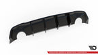 Diffuser Opel Astra GTC OPC-Line J (version with single exhaust pipes on both sides)