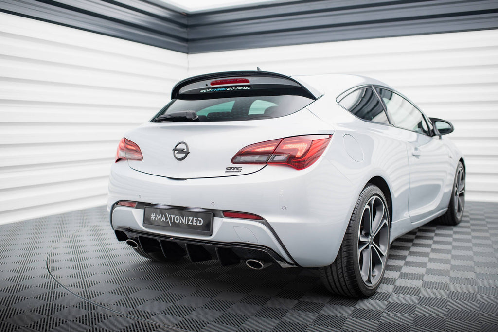 Diffuser Opel Astra GTC OPC-Line J (version with single exhaust pipes on both sides)