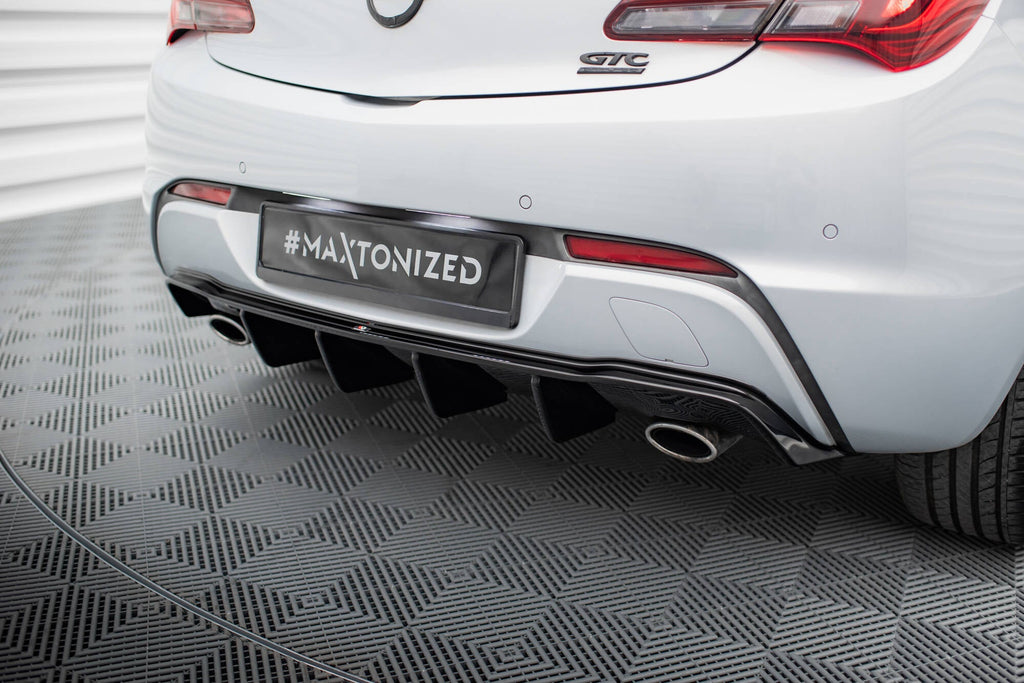 Diffuser Opel Astra GTC OPC-Line J (version with single exhaust pipes on both sides)