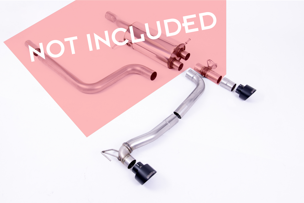 Difusor + Milltek Sport Exhaust Extension Ford Fiesta ST Mk8