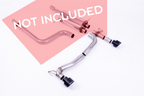 Difusor + Milltek Sport Exhaust Extension Ford Fiesta ST Mk8