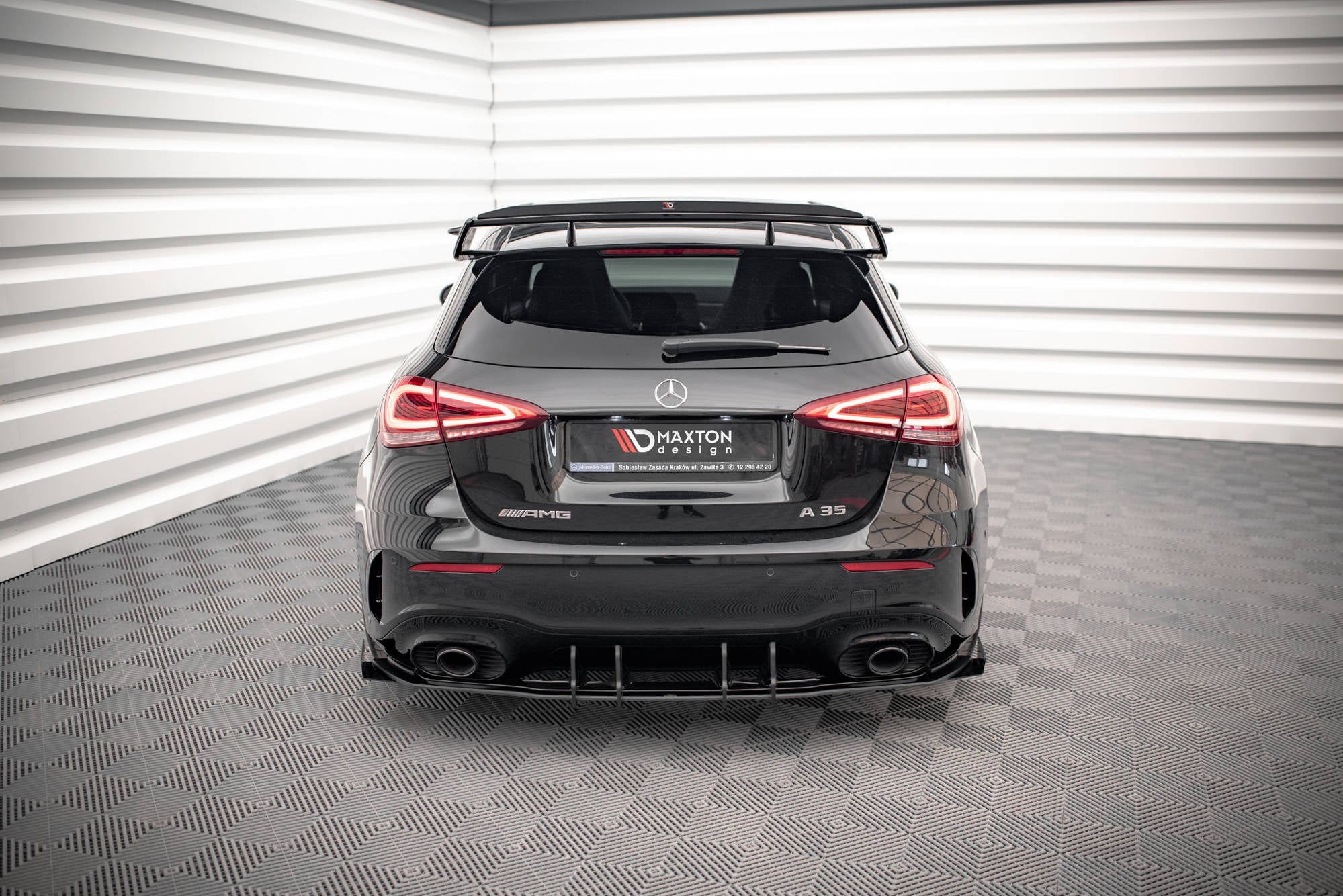 añadido trasero Street Pro + Flaps Mercedes A35 AMG Hatchback Aero Pack W177