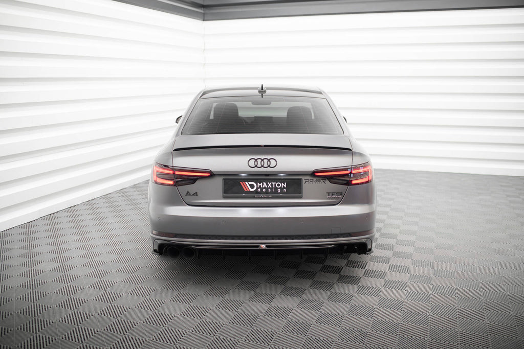 Diffuser V.1 Audi A4 S-line B9 (Version with double exhaust on one side)