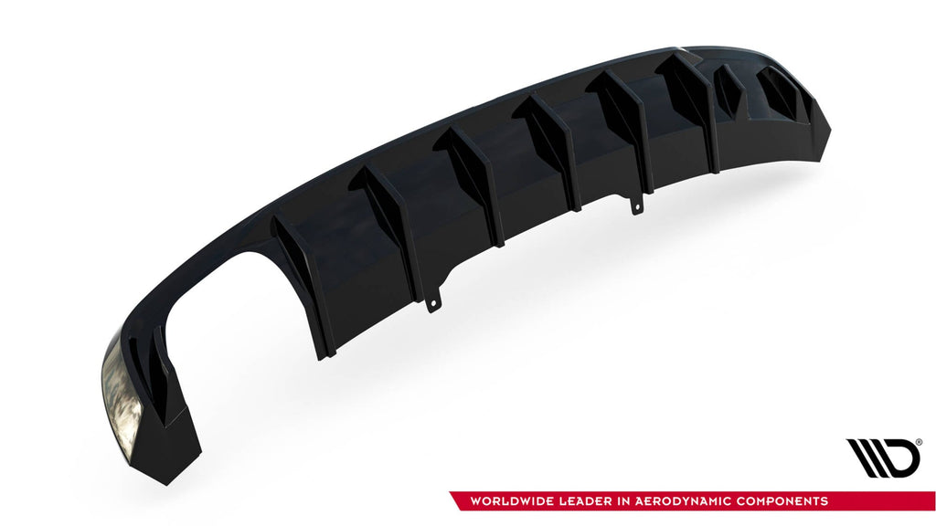 Diffuser V.1 Audi A4 S-line B9 (Version with double exhaust on one side)