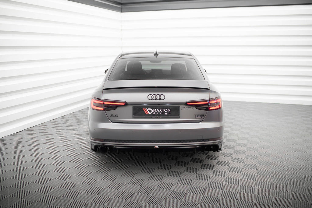 Diffuser V.1 Audi A4 S-line B9 (Version with single exhaust on one side)