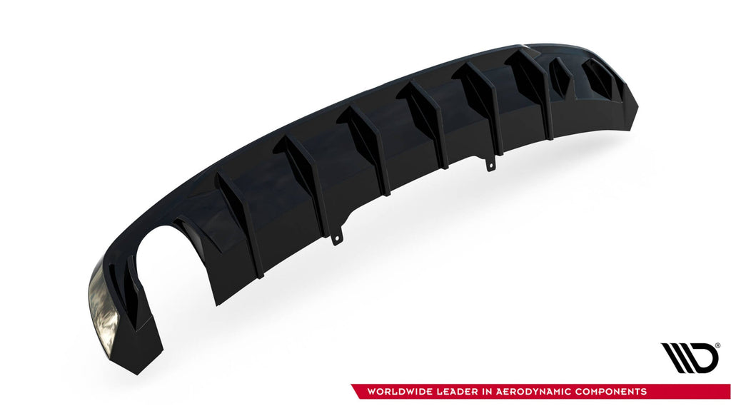 Diffuser V.1 Audi A4 S-line B9 (Version with single exhaust on one side)