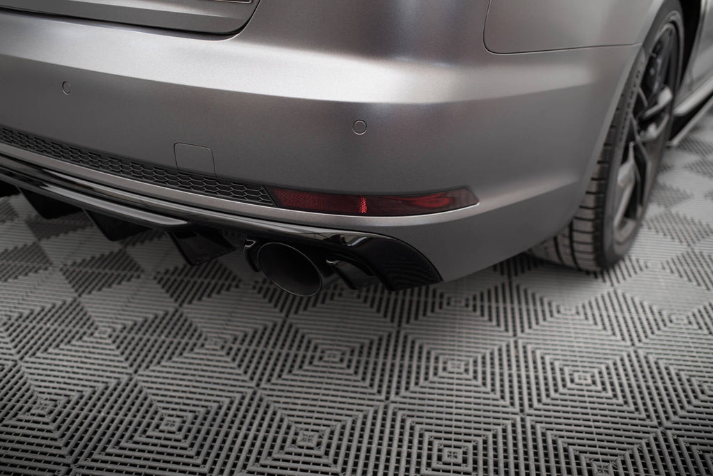 Diffuser V.1 Audi A4 S-line B9 (Version with single exhaust tips on both sides)