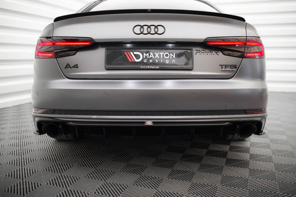 Diffuser V.1 Audi A4 S-line B9 (Version with single exhaust tips on both sides)
