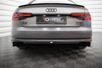 Diffuser V.1 Audi A4 S-line B9 (Version with single exhaust tips on both sides)