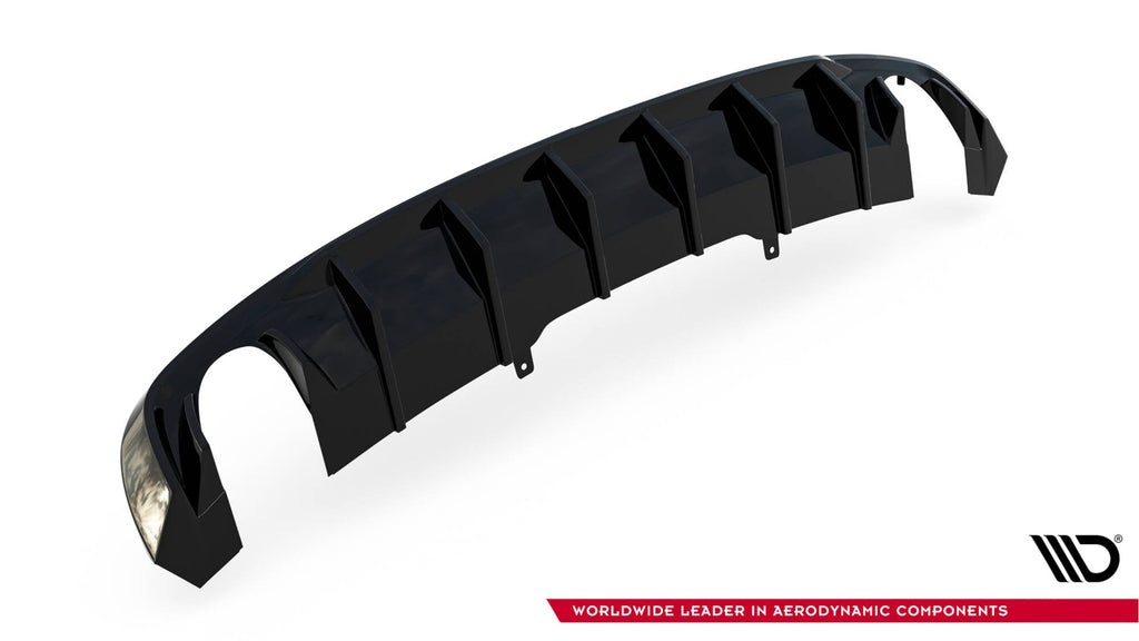 Diffuser V.1 Audi A4 S-line B9 (Version with single exhaust tips on both sides)