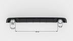 Diffuser V.1 Audi A4 S-line B9 (Version with single exhaust tips on both sides)