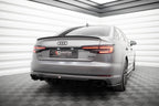 Diffuser V.1 Audi A4 S-line B9 (Version with single exhaust tips on both sides)