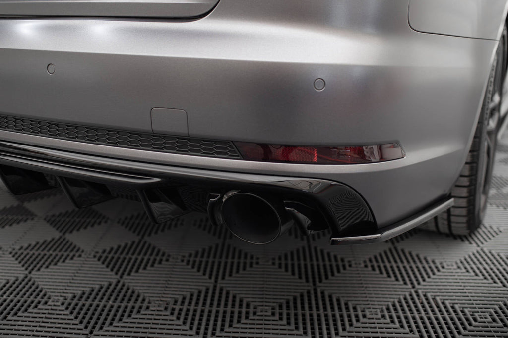 Diffuser V.1 Audi A4 S-line B9 (Version with single exhaust tips on both sides)
