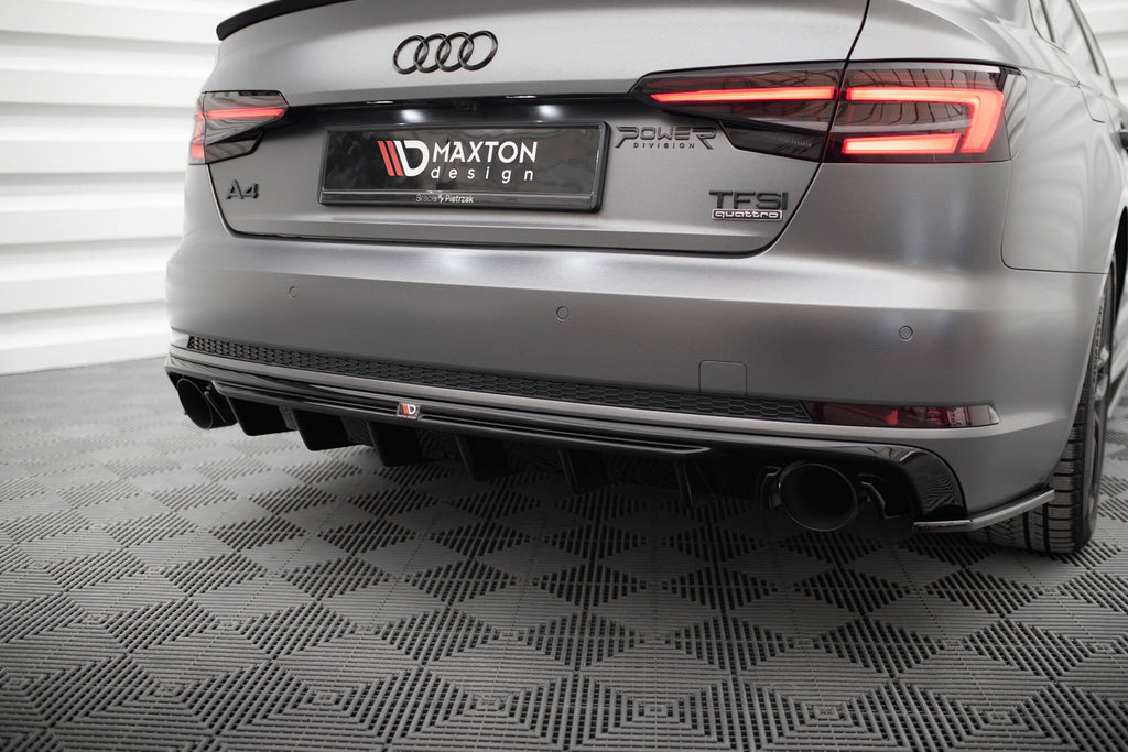Diffuser V.1 Audi A4 S-line B9 (Version with single exhaust tips on both sides)