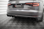Diffuser V.1 Audi A4 S-line B9 (Version with single exhaust tips on both sides)